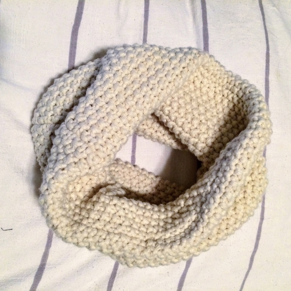 UO Cowl Neck Knit Infinity Scarf